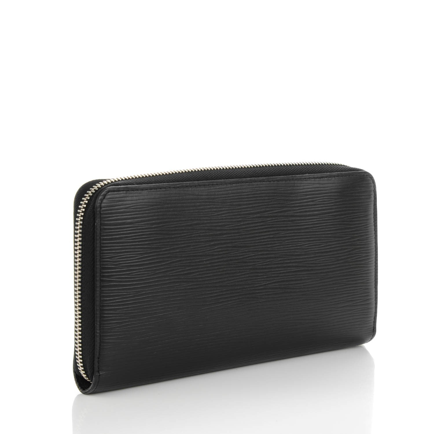 Louis Vuitton Epi Zippy Organizer Wallet Black 3 of 7