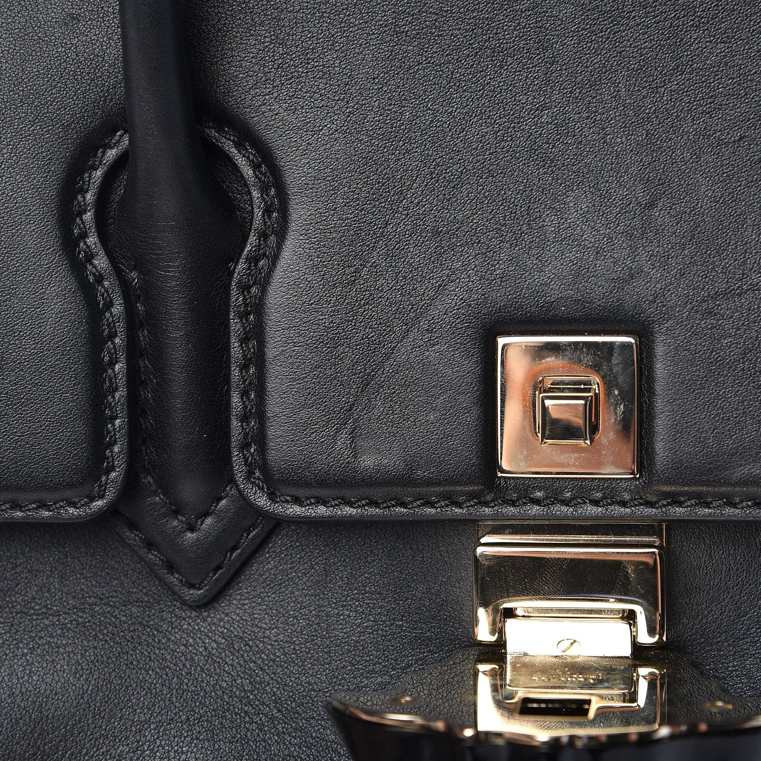 Versace Calfskin Medium Palazzo Empire Bag Black 13 of 16