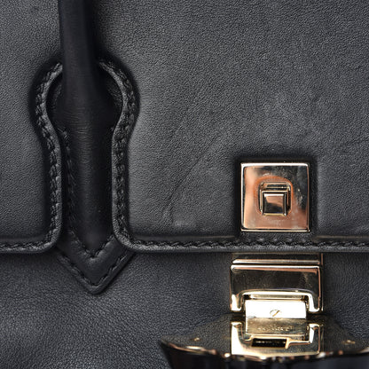 Versace Calfskin Medium Palazzo Empire Bag Black 13 of 16