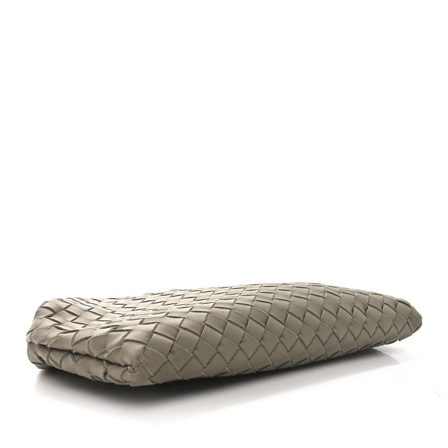 Nappa Intrecciato Clutch Limestone