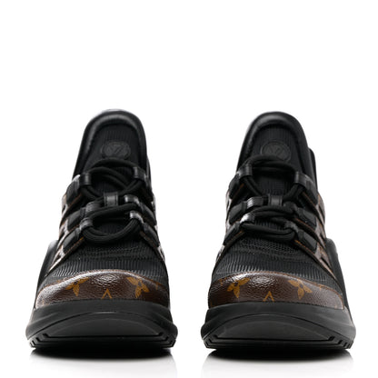 Louis Vuitton Calfskin Patent Monogram LV Archlight Sneakers 39 Black 2 of 13