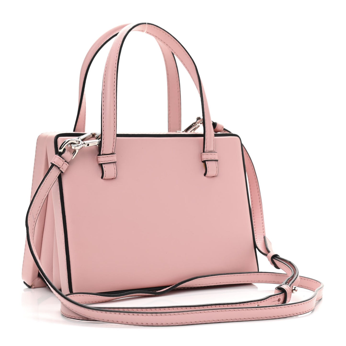 Calfskin Small Postal Bag Pastel Pink