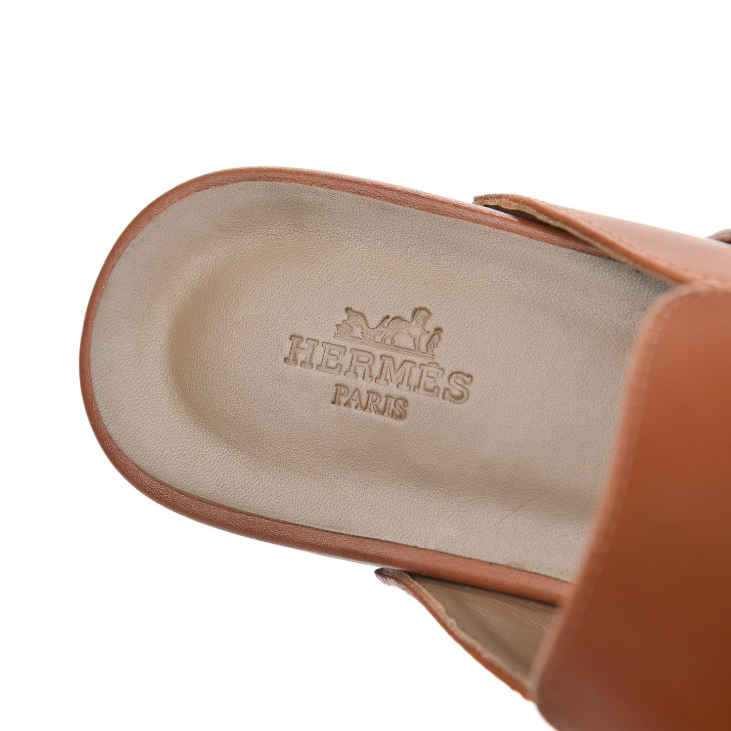 Heritage Calfskin Carlotta Mules 36 Naturel