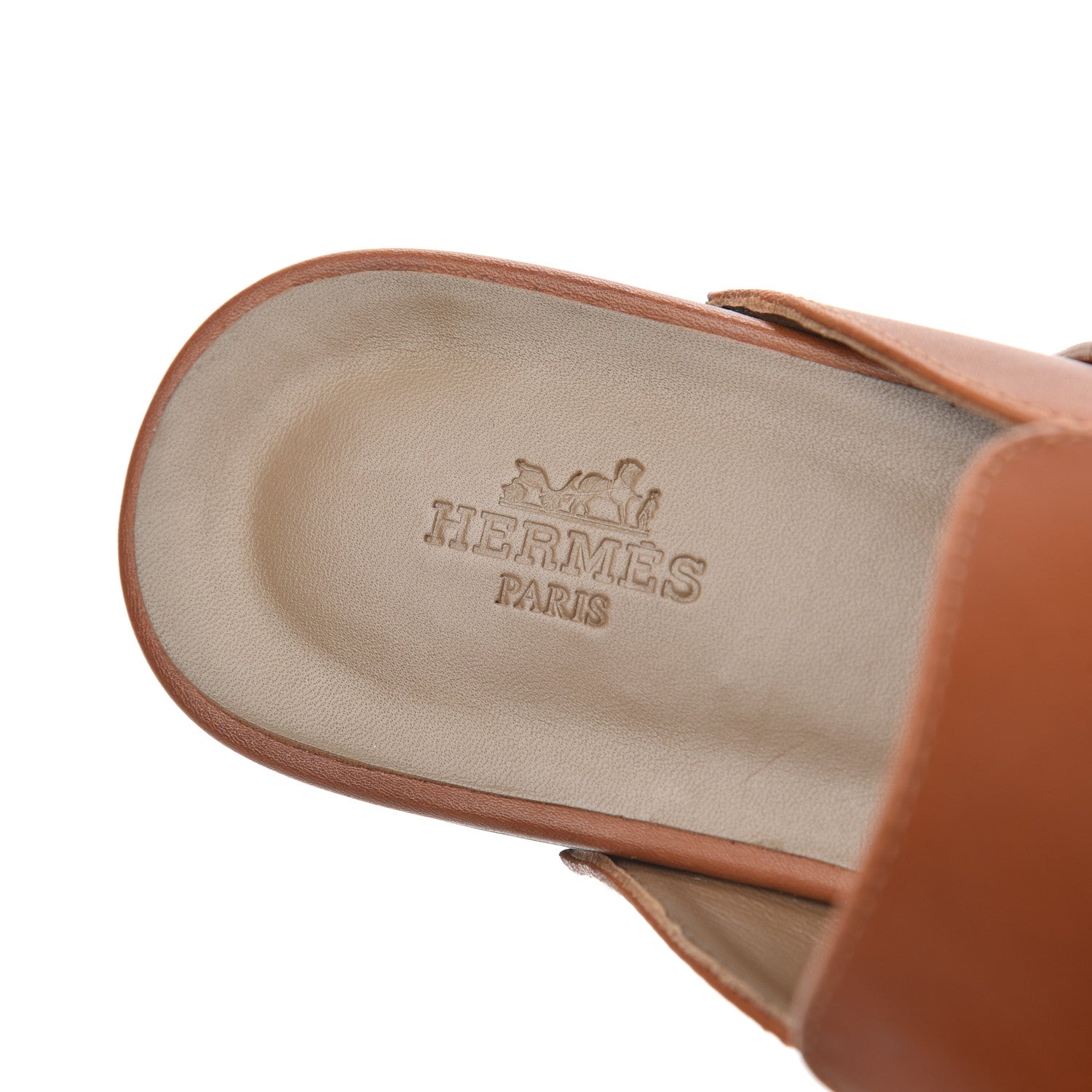 Hermes Heritage Calfskin Carlotta Mules 36 Naturel 6 of 9