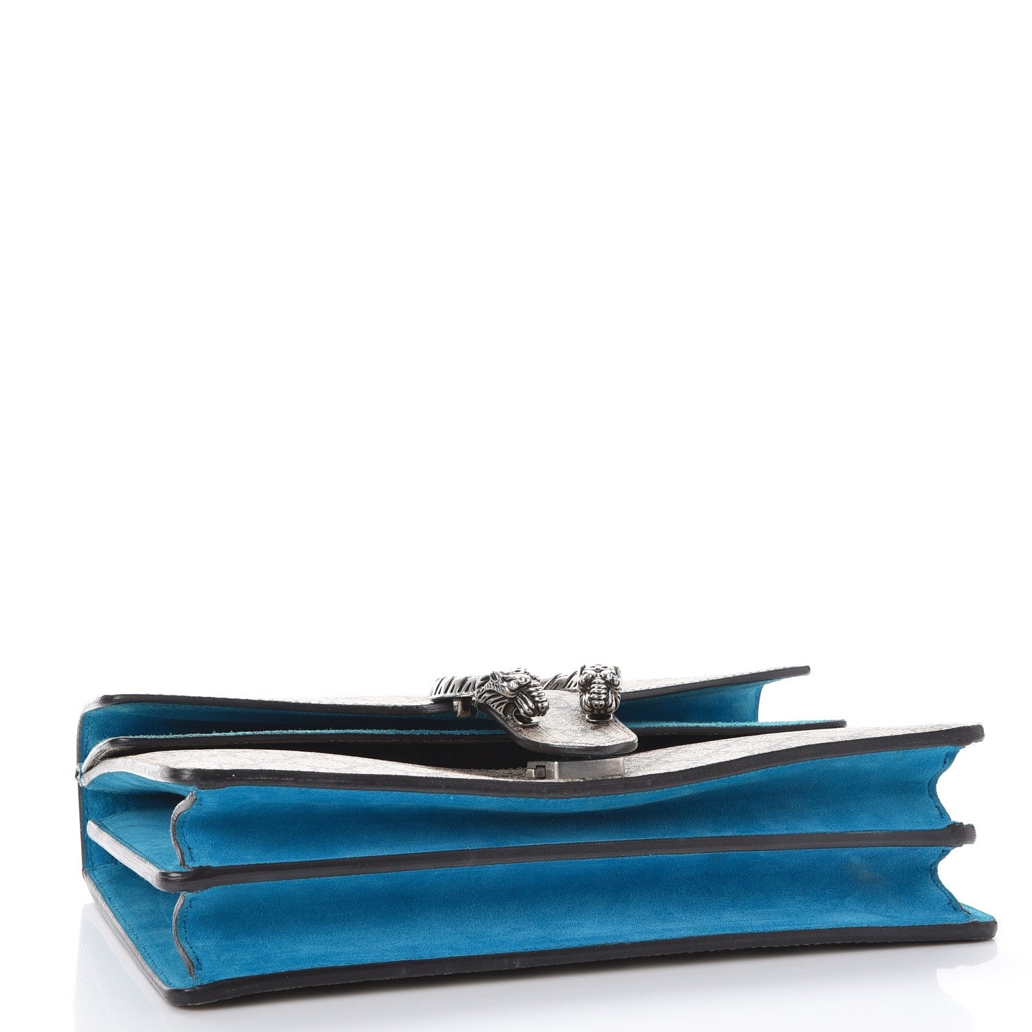 Gucci GG Supreme Monogram Small Dionysus Shoulder Bag Bright Turquoise 4 of 9