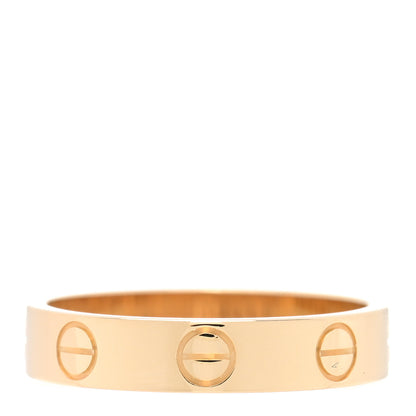 Cartier 18K Yellow Gold 3.5mm LOVE Wedding Band Ring 50 5.25 3 of 5