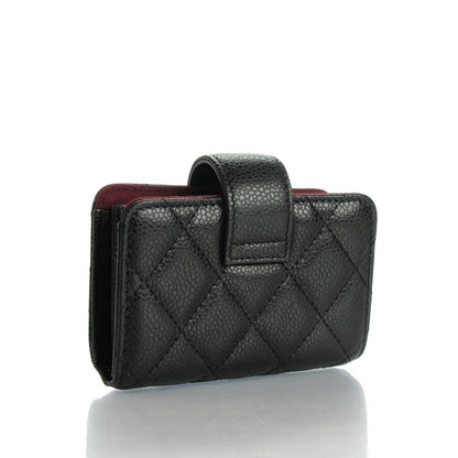 Chanel Caviar Quilted Gusseted Card Holder Black 3 of 7