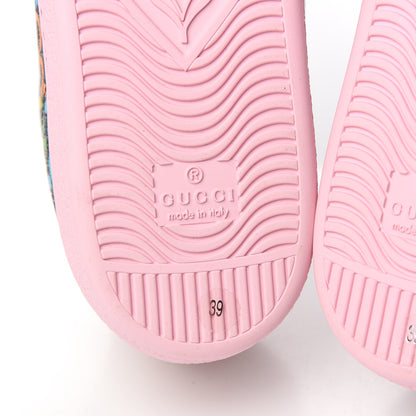 Gucci GG Supreme Monogram Psychedelic Womens Ace Sneakers 39 Black Multicolor Sugar Pink 6 of 9