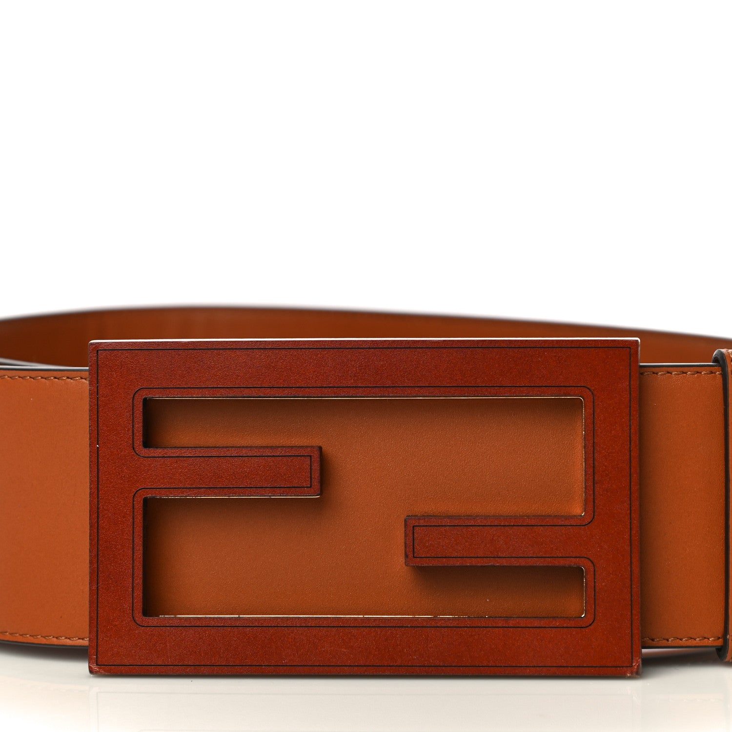 Fendi Vitello King FF Baguette Belt 75 30 Cuoio 10 of 10