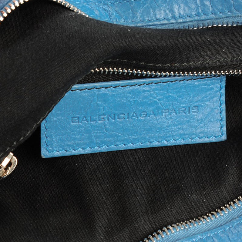 Balenciaga Agneau Giant 12 Silver Hardware Velo Bleu Indigo 7 of 9