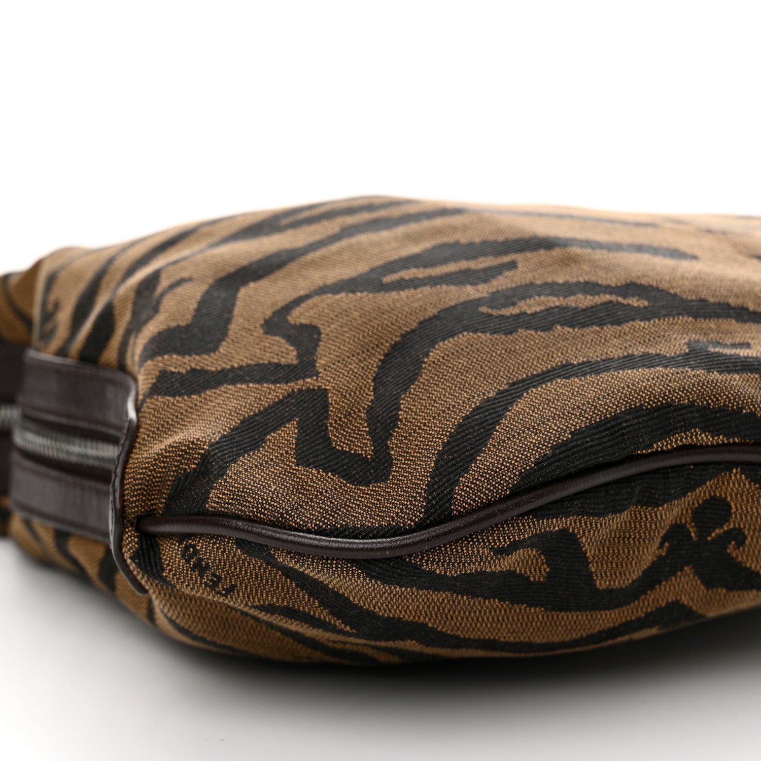 Fendi Canvas Tiger Print Oyster Brown 8 of 13