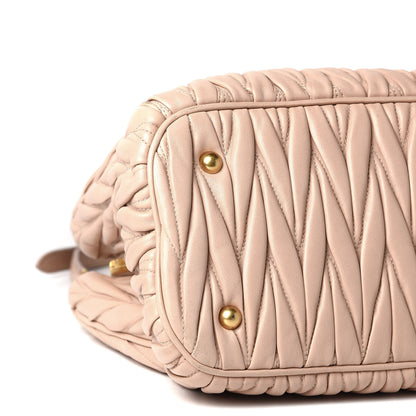 Miu Miu Nappa Matelasse Tote Cammeo 8 of 10