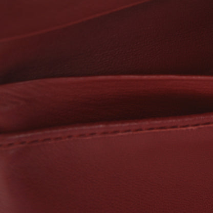 Bottega Veneta Nappa Intrecciato Continental Flap Wallet Red 7 of 8
