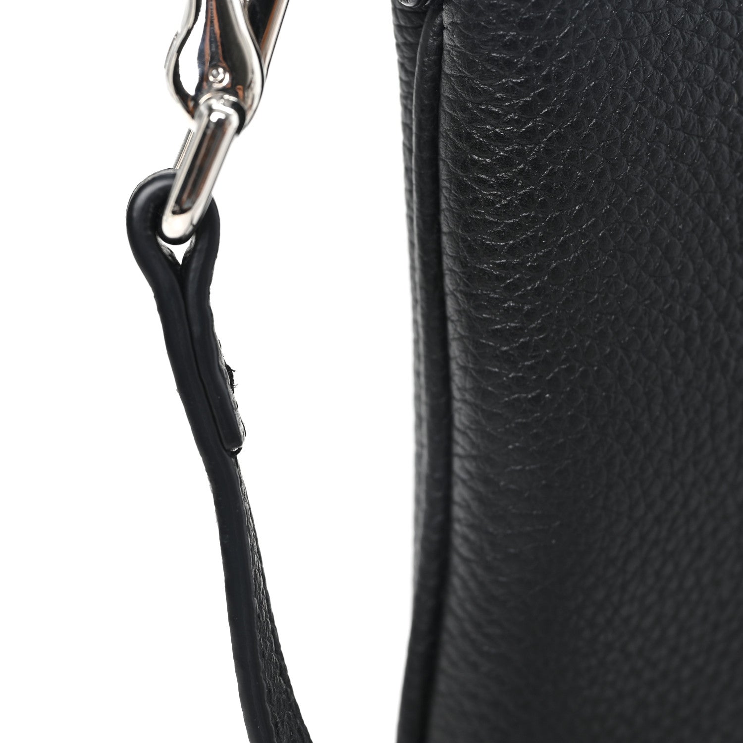 Burberry Grained Calfskin Peyton TB Crossbody Bag Black 11 of 11