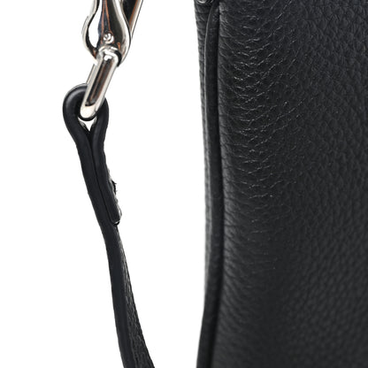 Burberry Grained Calfskin Peyton TB Crossbody Bag Black 11 of 11