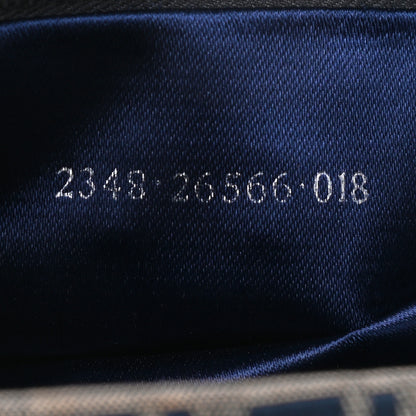 Fendi Zucchino Shoulder Bag Navy 7 of 12