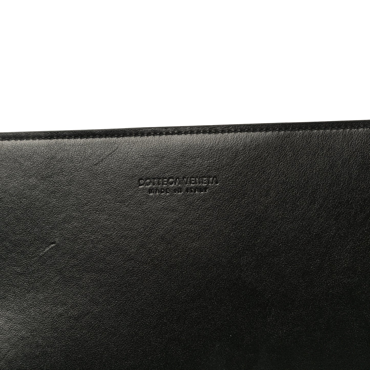 Nappa Intrecciato Flap Pouch Black