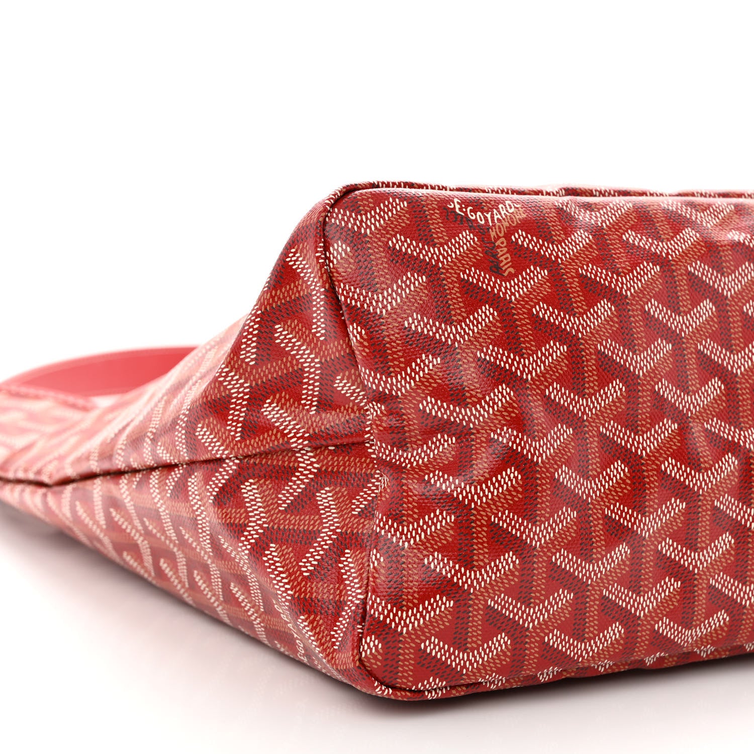 Goyard Goyardine Boheme Hobo Red 11 of 12