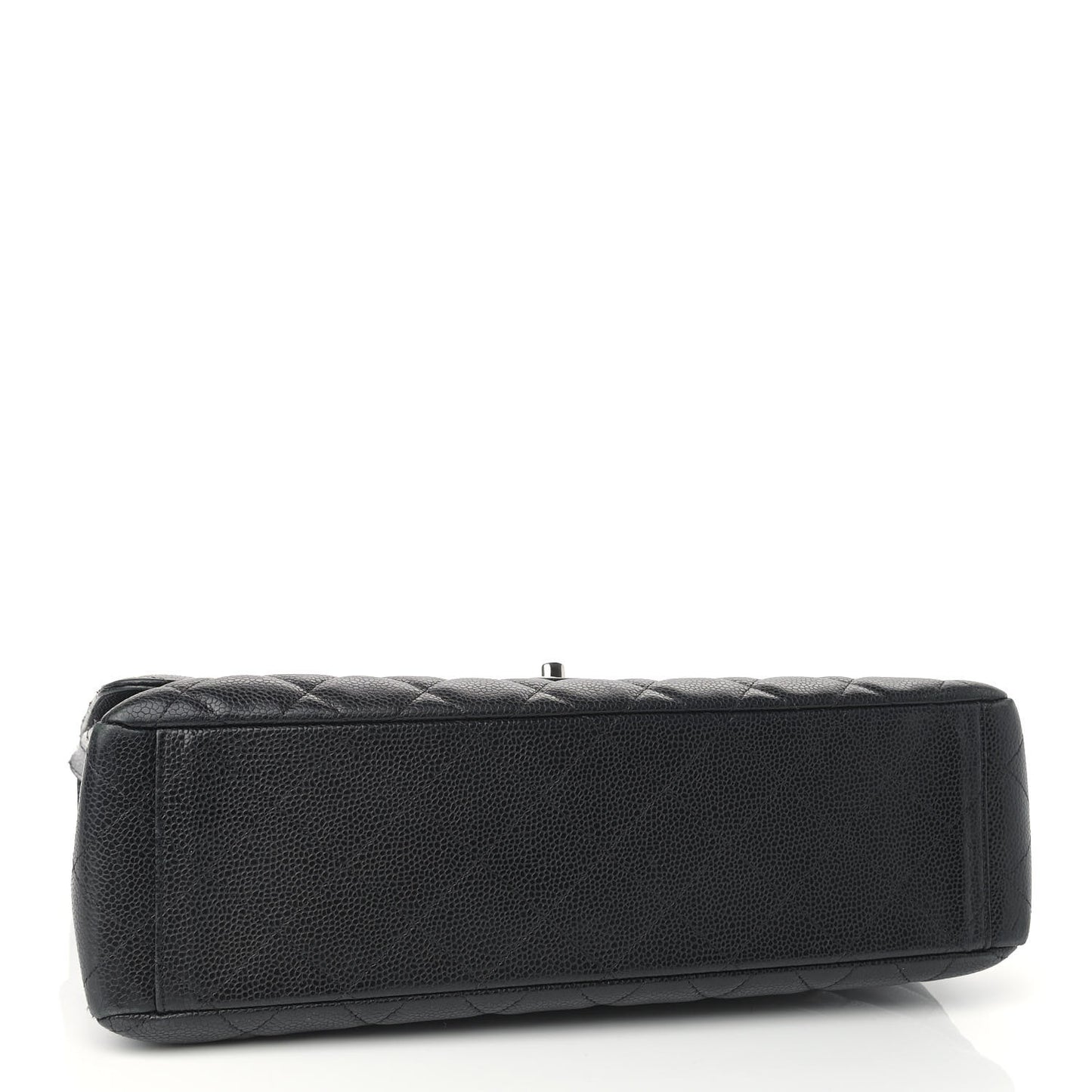 Caviar Quilted Maxi Single Flap Black
