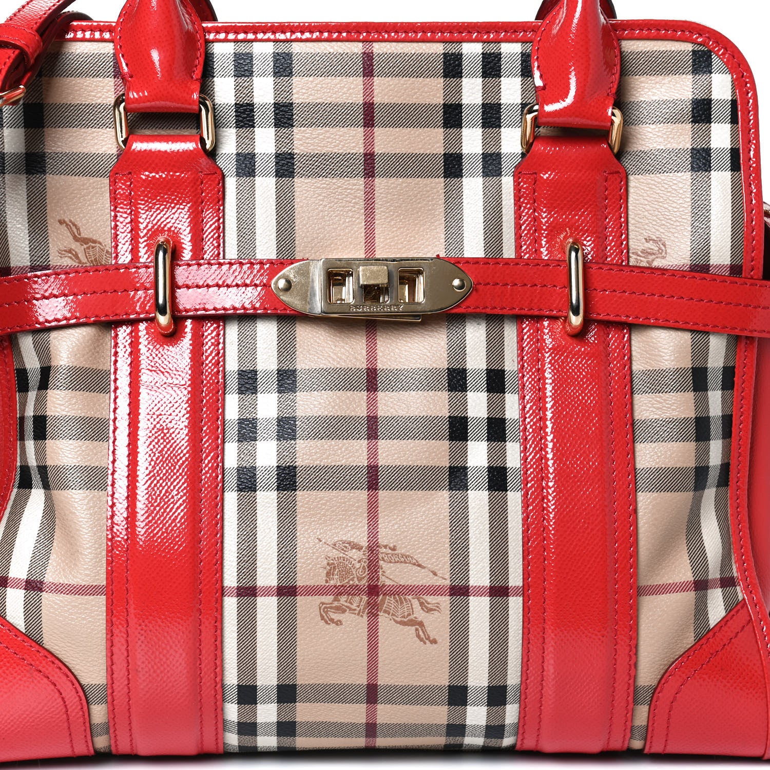 Burberry Haymarket Check Minford Portrait Bright Rose 9 of 11