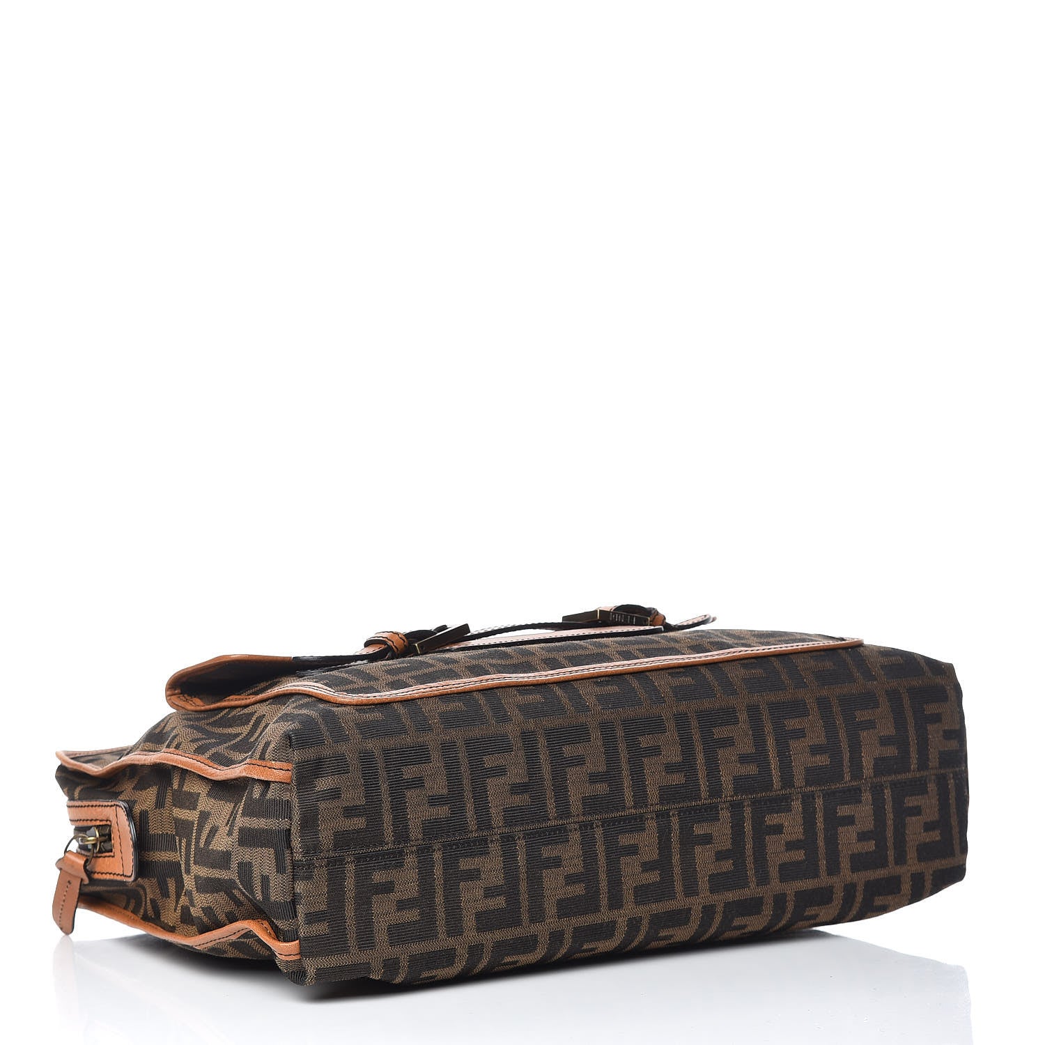 Fendi Zucca Pocket Shoulder Bag Tobacco 4 of 11