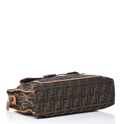 Fendi Zucca Pocket Shoulder Bag Tobacco 4 of 11