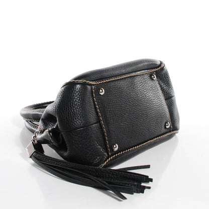 Chanel Calfskin Small Tassel Satchel Black 4 of 7