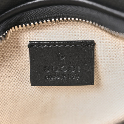 Gucci Calfskin GG Tennis Embossed Belt Bag Black 10 of 19