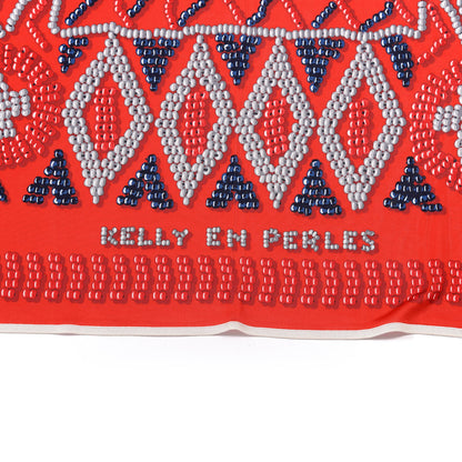 Hermes Silk Jersey Kelly En Perles Scarf 90 4 of 5