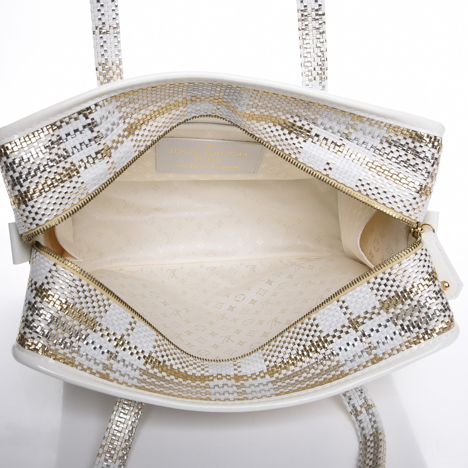 Louis Vuitton Braided Street Shopper PM Gold 5 of 8