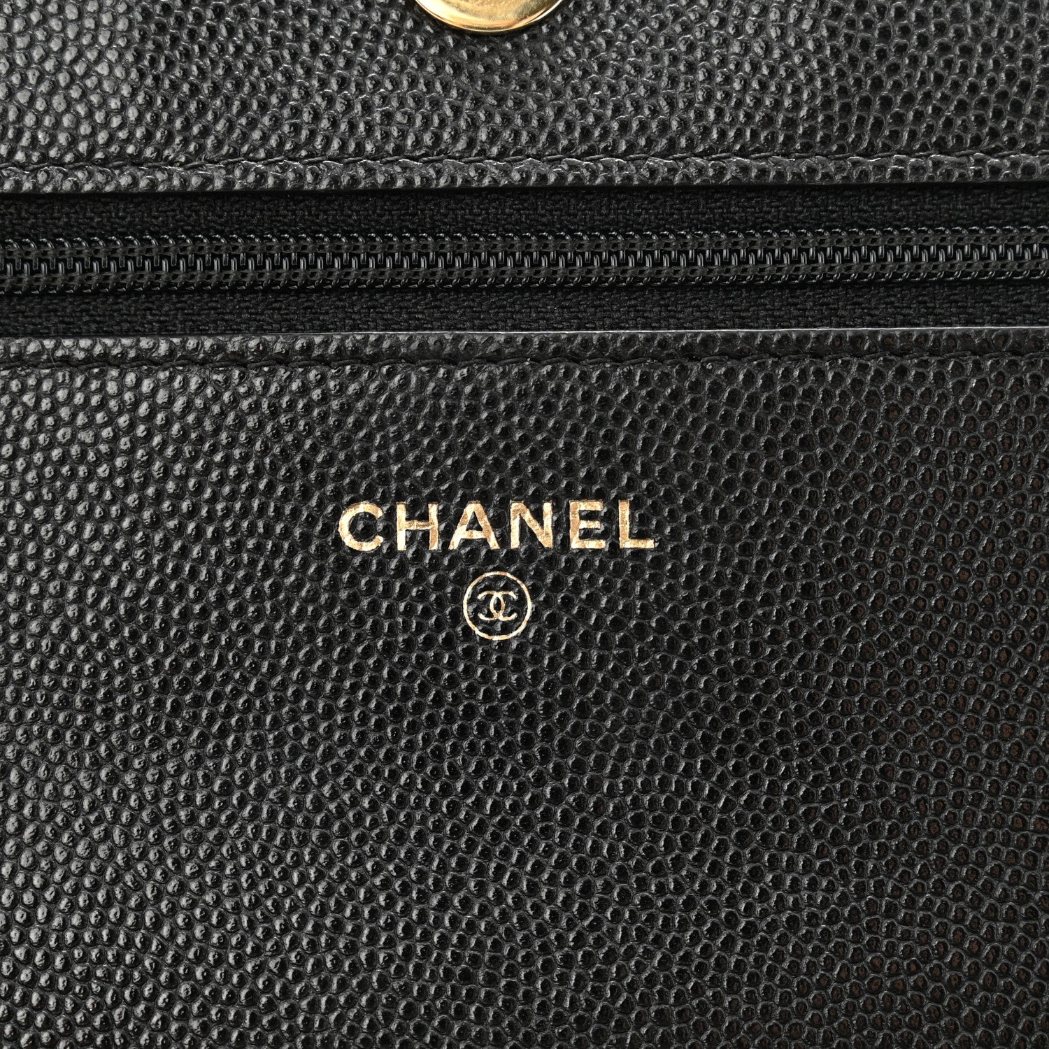 Chanel Caviar Quilted Boy Wallet On Chain WOC Black 6 of 12