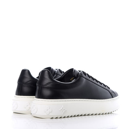 Louis Vuitton Calfskin Time Out Sneakers 35.5 Black 4 of 10