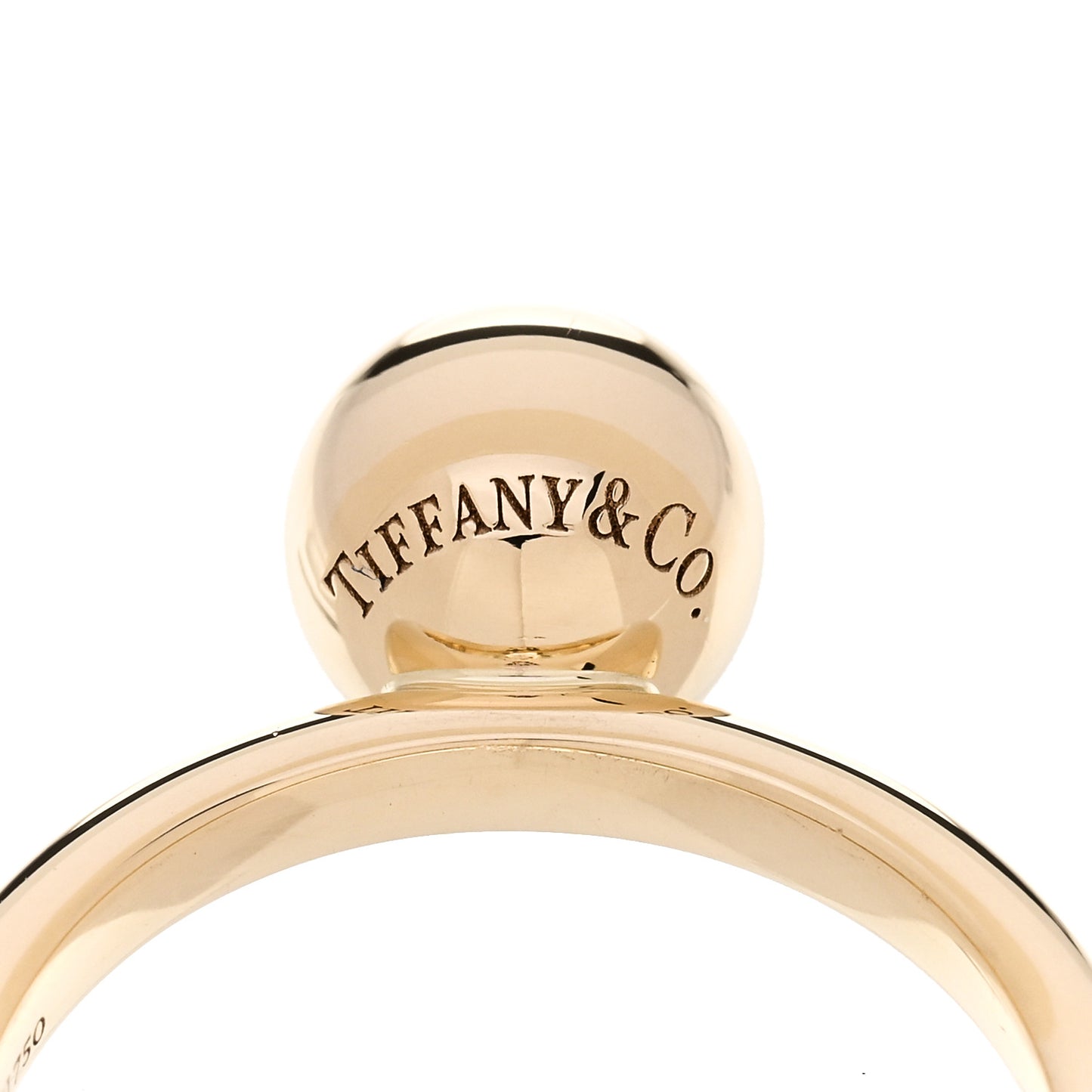 18K Yellow Gold 8mm Hardwear Ball Ring 52 6