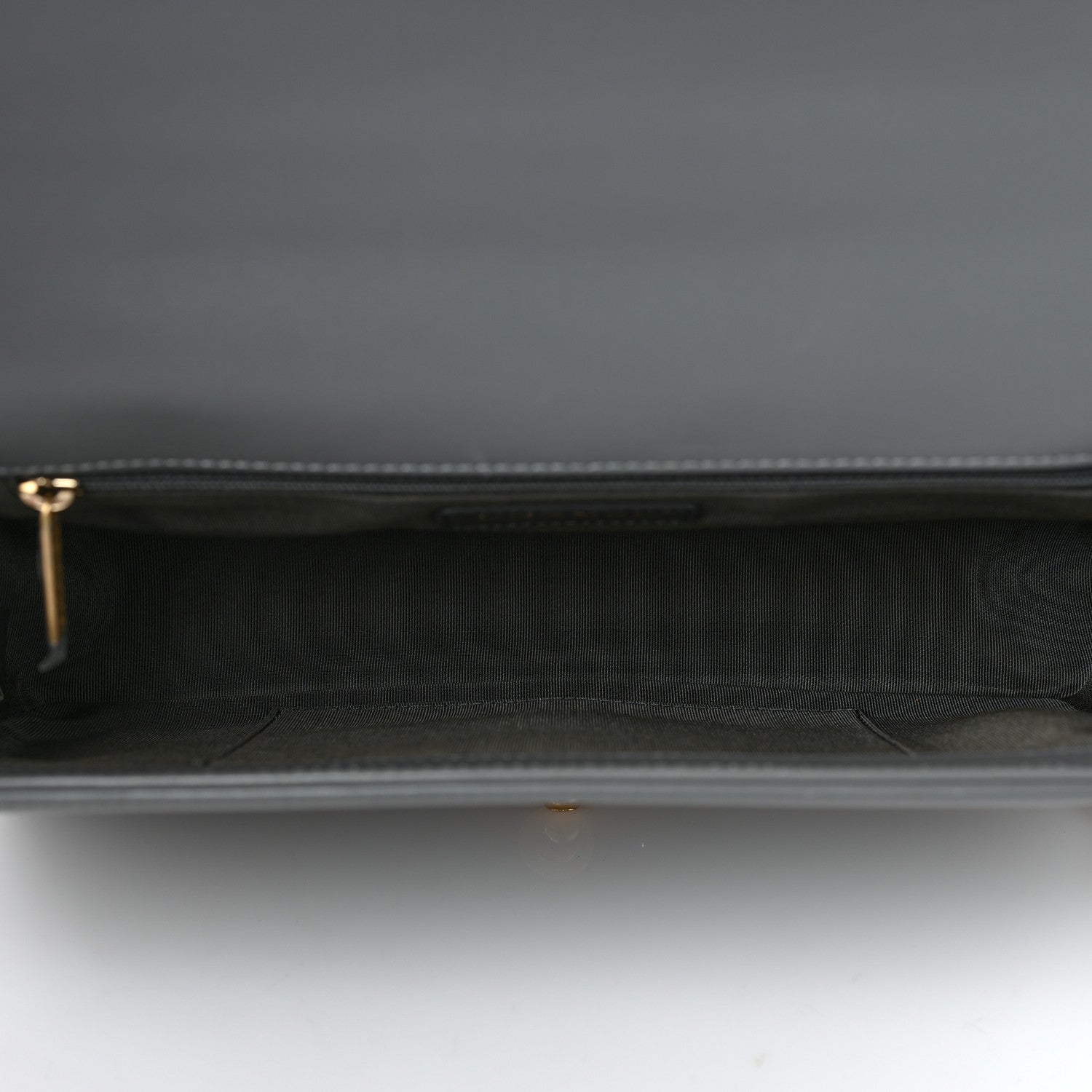 Chanel Lambskin Quilted New Medium Boy Flap Grey 5 of 9