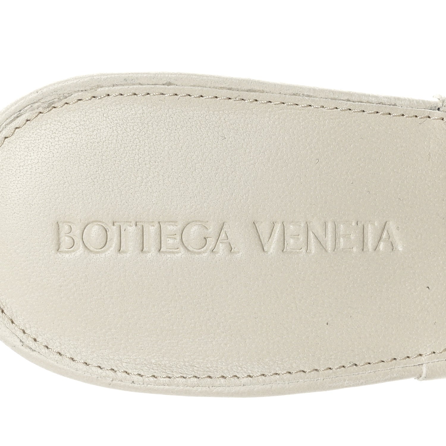 Bottega Veneta Nappa Quilted Rubber Lido Mule Sandals 39 Sea Salt 6 of 7