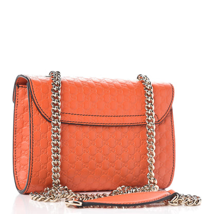 Gucci Soft Microguccissima Mini Emily Chain Shoulder Bag Sun Orange 3 of 10