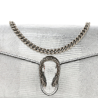 Gucci Lizard Mini Dionysus Chain Wallet Silver 8 of 11
