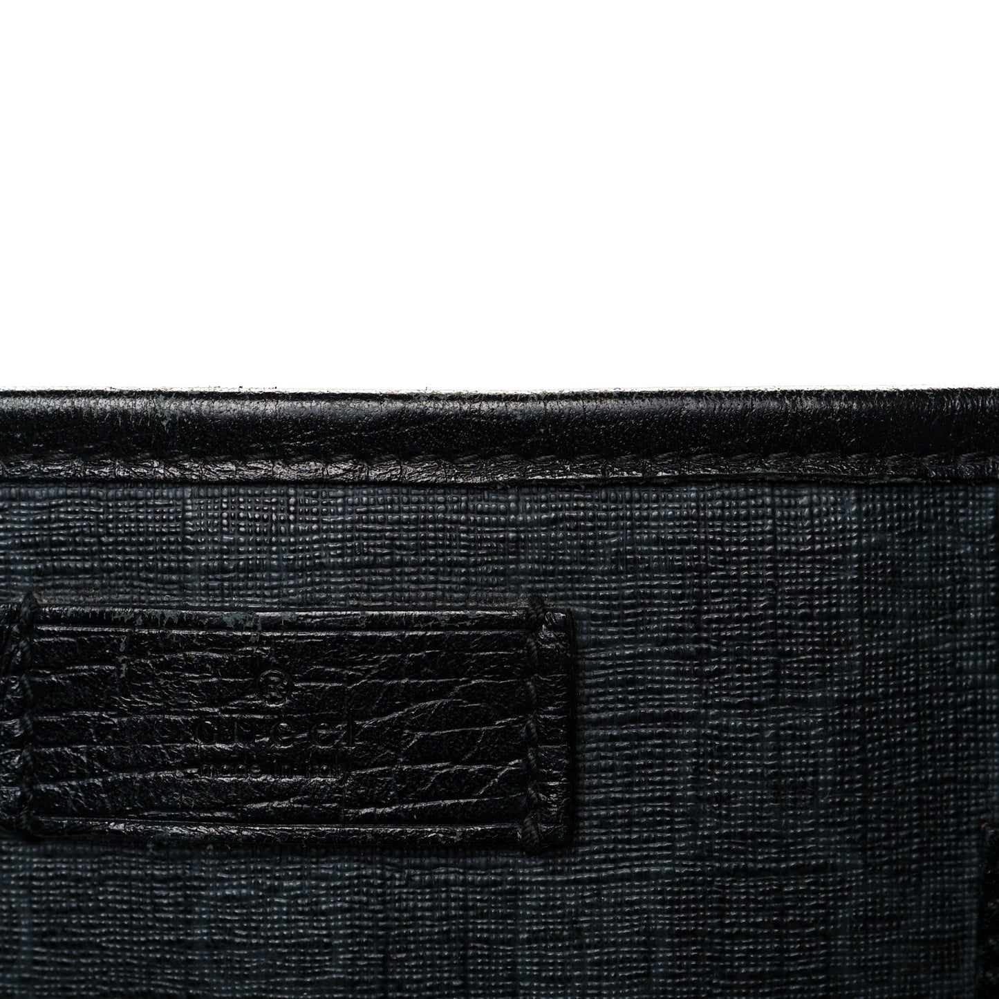 GG Supreme Monogram Web Handle Vertical Tote Black Grey