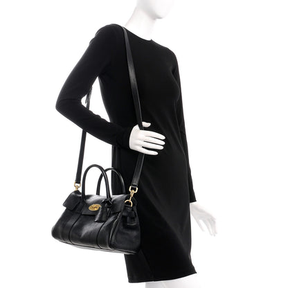 Mulberry Natural Leather Small Bayswater Black 2 of 9