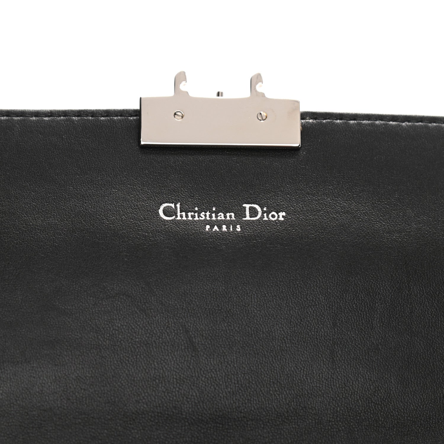 Christian Dior Lambskin Cannage Miss Dior Promenade Pouch Black 9 of 13