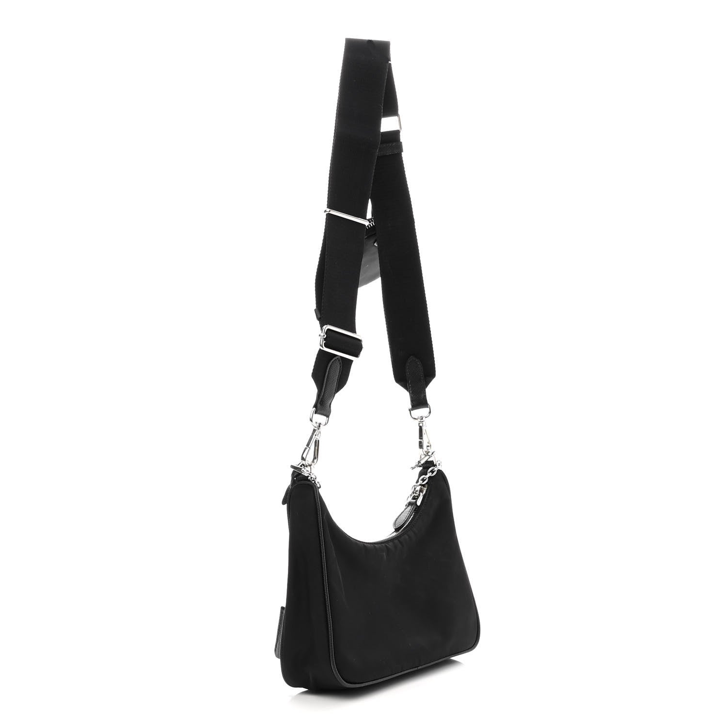 Prada Nylon Re-Edition 2005 Shoulder Bag Black 3 of 11