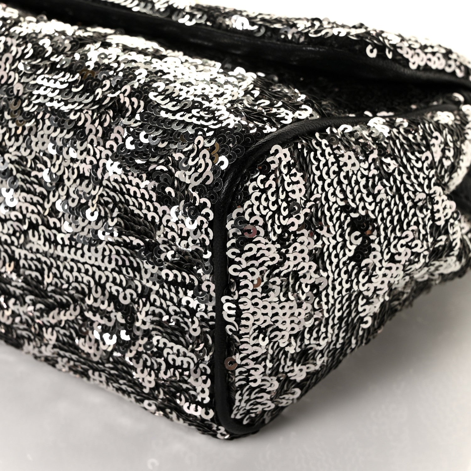 Dolce & Gabbana Sequin Small Miss Sicily Satchel Black 6 of 10