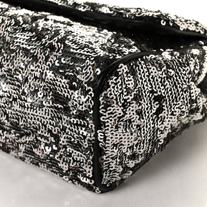 Dolce & Gabbana Sequin Small Miss Sicily Satchel Black 6 of 10