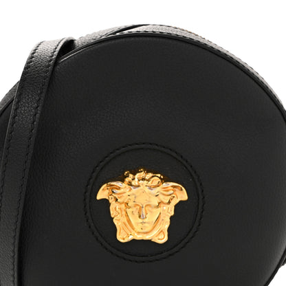 Versace Calfskin La Medusa Round Camera Bag Black 7 of 12