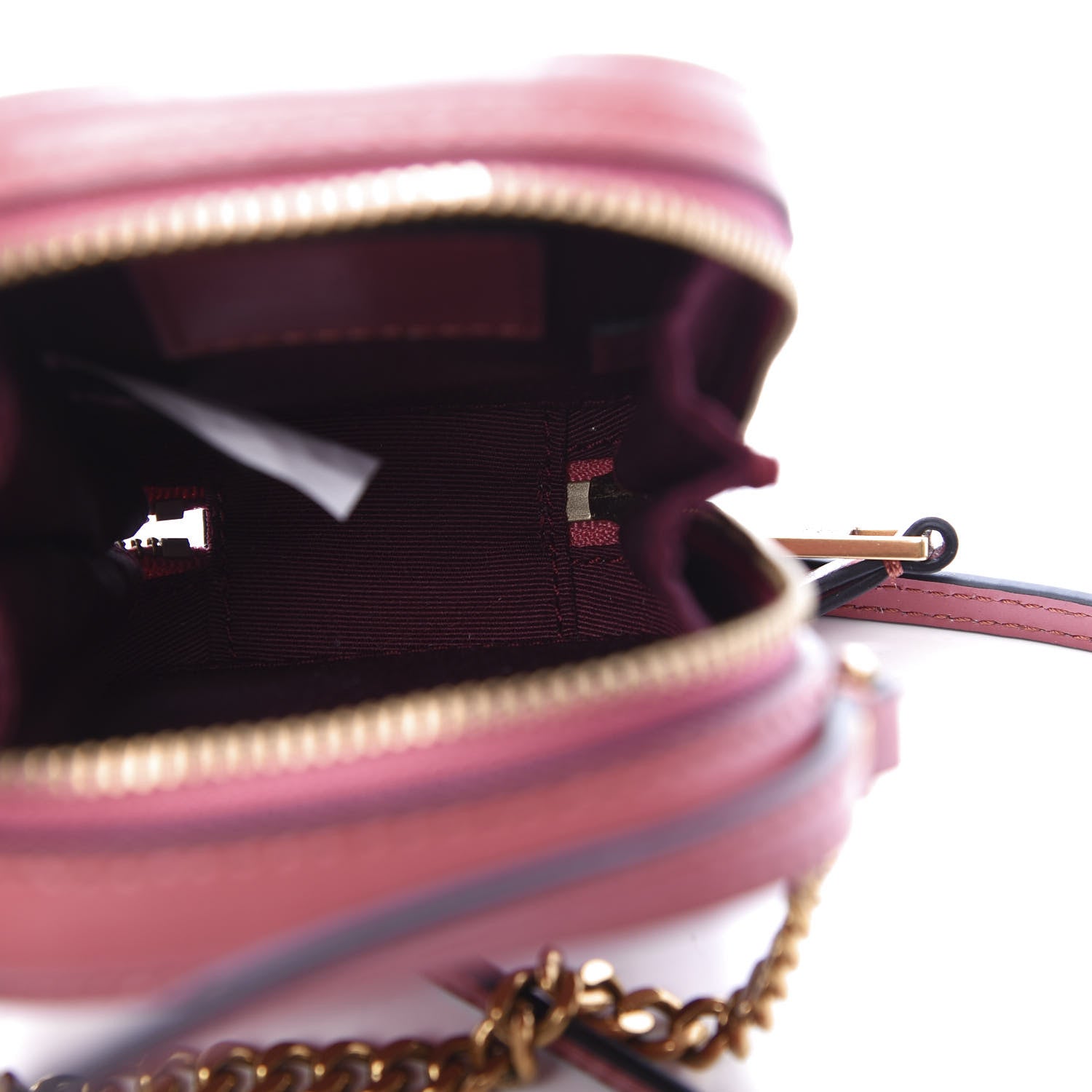 Marc Jacobs Smooth Calfskin The Mini Vanity Crossbody Bag Santa Fe Red 5 of 9