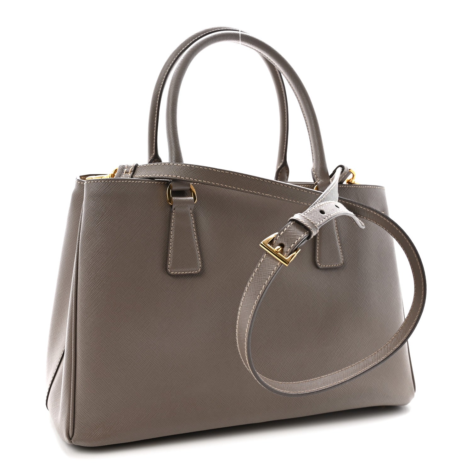 Prada Saffiano Lux Medium Tote Argilla 3 of 14