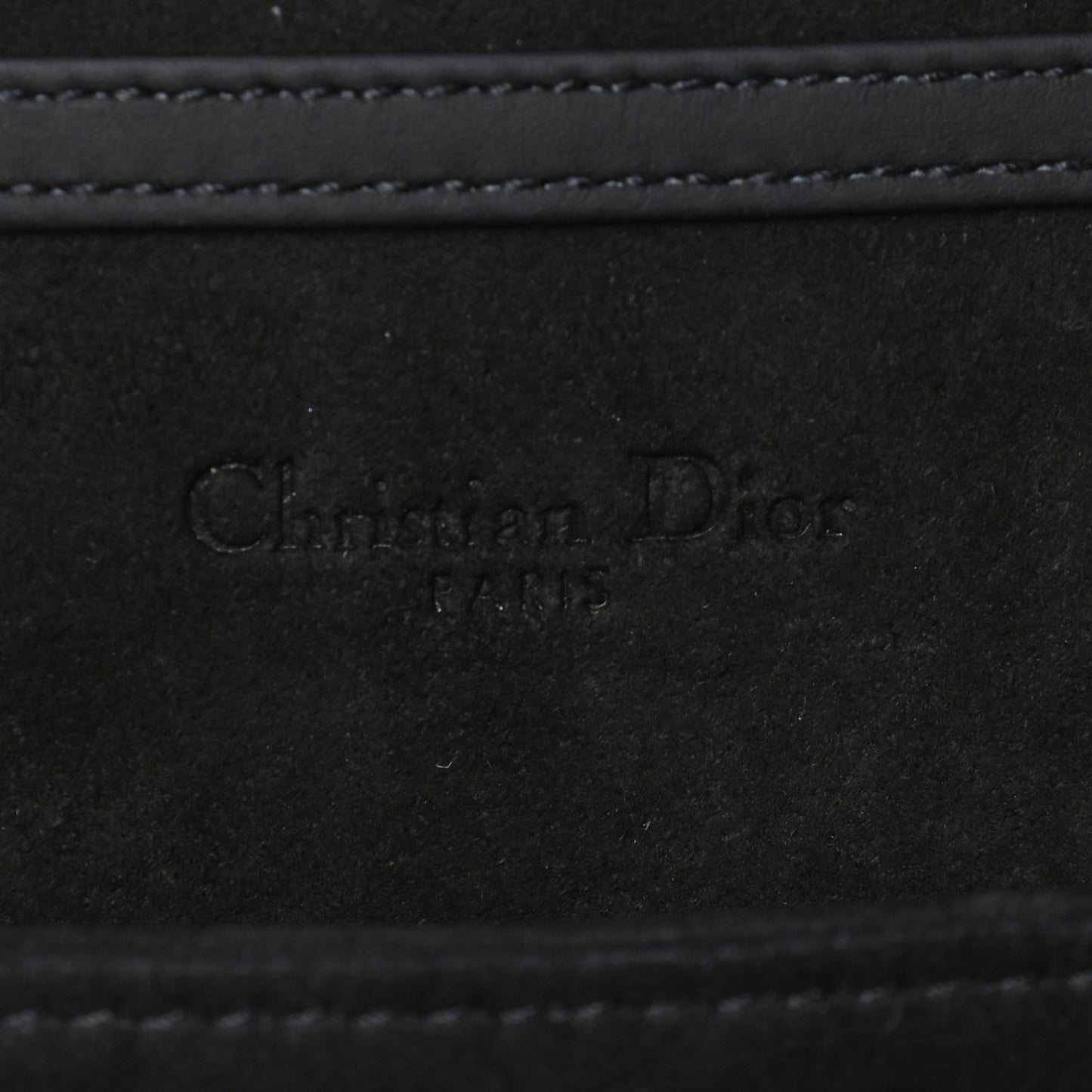 Ultra Matte Calfskin Studded Vertical Diorama Black