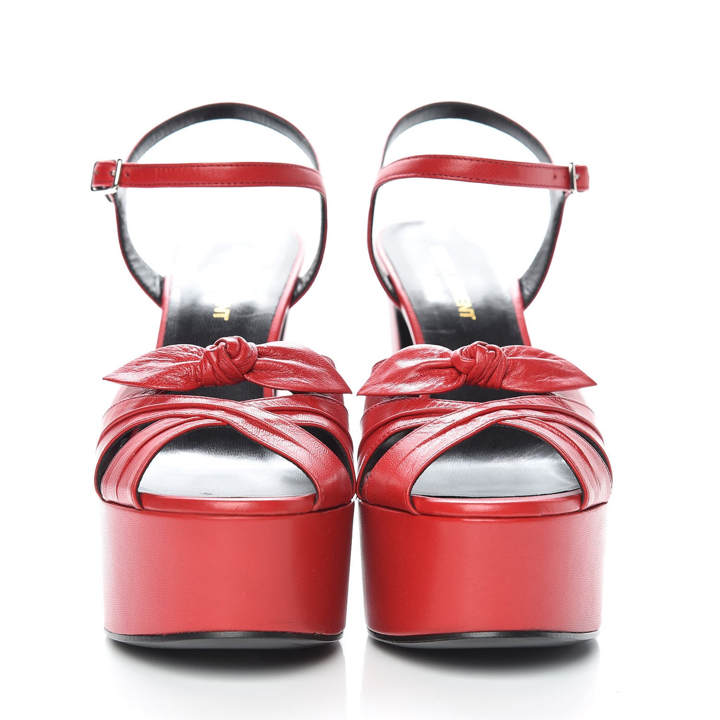 Goatskin Candy 80 Platform Sandals 37.5 Red