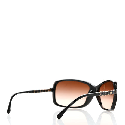 Chanel Studded Square Sunglasses 6036 Black 4 of 7