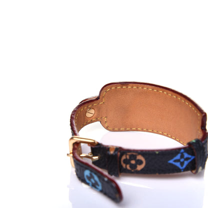 Louis Vuitton Monogram Multicolor Address Wish Bracelet Black 6 of 7